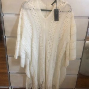 BCBG sweater poncho